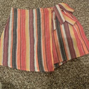 Mama and me striped skort